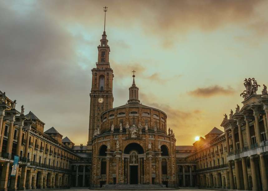 Foto de la ciudad de Gijón por el fotógrafo Leopold Stenger