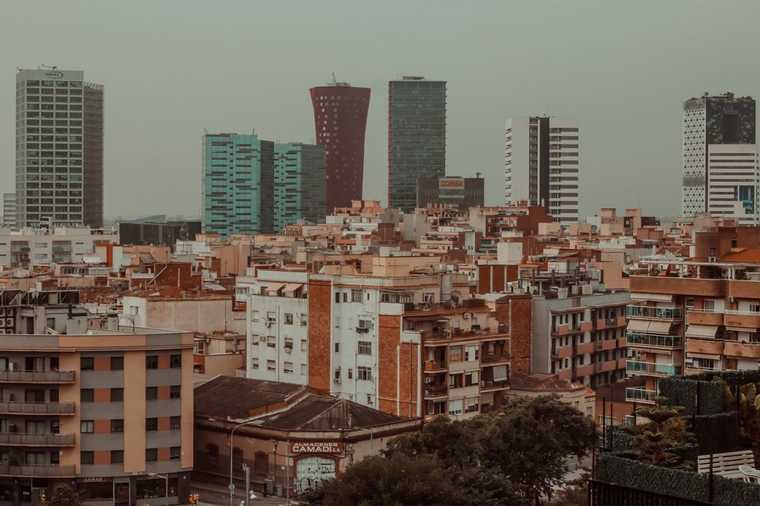 Foto de la ciudad de Hospitalet por el fotógrafo Antonio Cansino